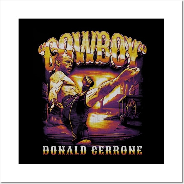 Donald Cerrone Retro Bitmap Wall Art by artbygonzalez